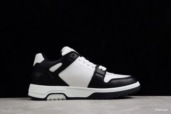 O-W Out Sneakers Of Leather Office Low-top 0902